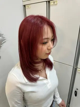 ロング カラー Ouka/Wカラー/ 大人艶カラーのヘアスタイル