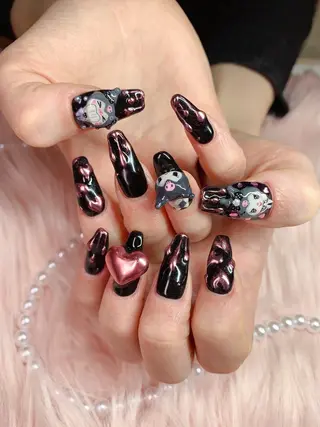 ネイル シェアサロンLei.g(レイジー)所属・3Dアートネイル💗 都築レナのネイルデザイン