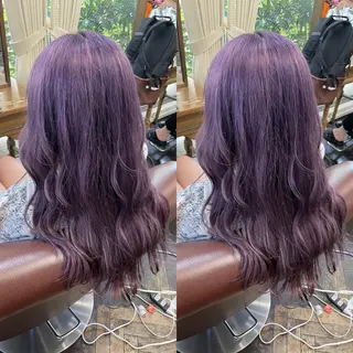 セミロング カラー 👑派手髪/カット 👑ANRYのヘアスタイル