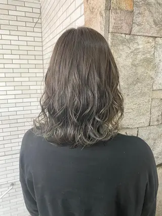ミディアム カラー 萩原 凌✄のヘアスタイル
