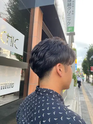 パーマ メンズ CHIC 蘭のヘアスタイル