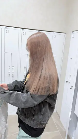 ロング カラー 💗モテ髪 ハイトーンあや💗のヘアスタイル