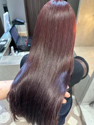 ロング カラー AYAKASA 暖色カラー/レイヤーのヘアスタイル