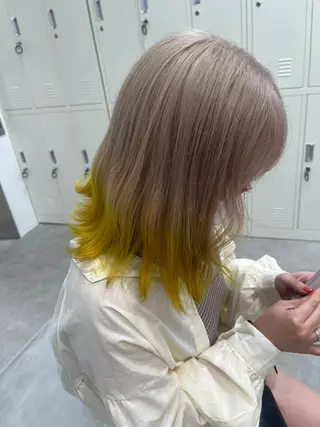 ミディアム ✨ハイトーン/カット /Yudai✨のヘアスタイル