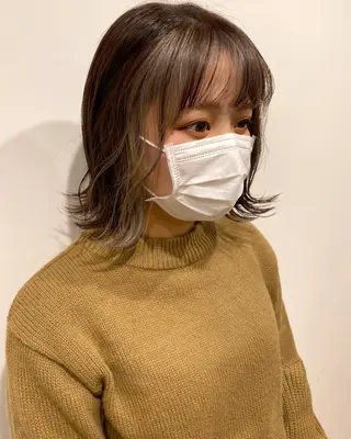 ショート カラー レイヤー/髪質改善 渡邉【日吉美容室】のヘアスタイル