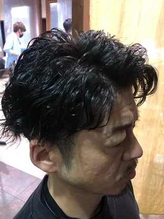 ショート パーマ メンズ メンズパーマ/ スパイキー/神田正紀のヘアスタイル