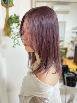 ミディアム 園田 渉 ◤SHIKIO◢のヘアスタイル