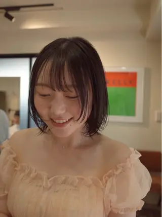 ショート カラー ウルフ、ボブ美容師 今井のヘアスタイル