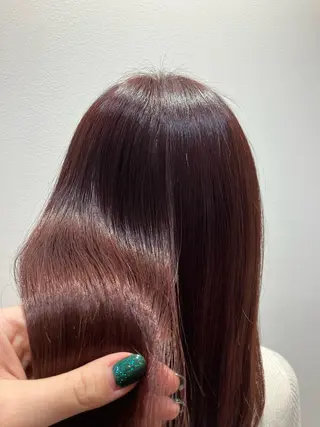 セミロング カラー 小顔似合わせカット/ レイヤー/maiのヘアスタイル