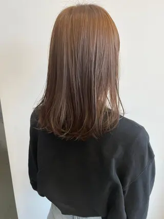 ミディアム 柄澤 菜南子のヘアスタイル