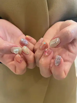 ネイル 束感まつ毛/ネイル/ LED♥KIRARAのマツエク・マツパデザイン