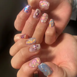 メンズ ネイル akari✨ 韓国風、メンズネイルのネイルデザイン