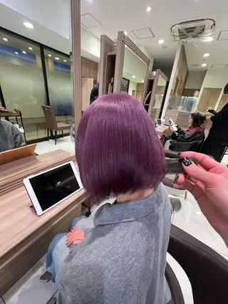 ミディアム カラー 艶髪ハイトーン 💎りゅうやのヘアスタイル