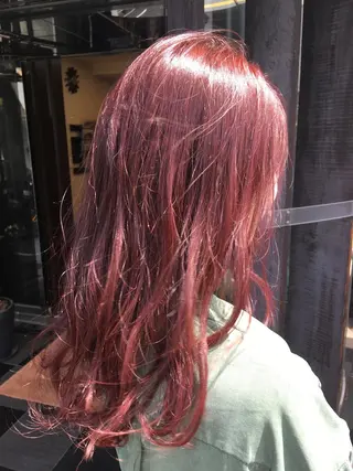 セミロング カラー THREE所属・THREE 関根大のヘアスタイル