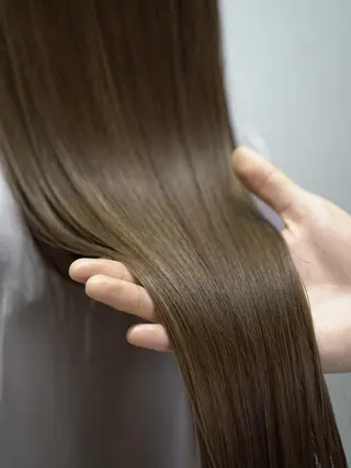 ロング 柳下 涼のヘアスタイル