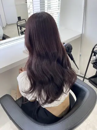 カラー Cure所属・透明感カラー🌿 yuika🤎🍨のヘアスタイル