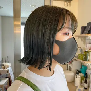 ショート ボブウルフ／ボブ Satsuki【名駅のヘアスタイル