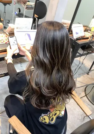 ロング カラー lafith hair leco所属・西金 徹のヘアスタイル