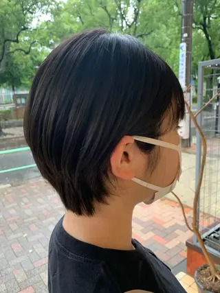 ショート レイヤーカット/髪質 改善✨/藤田侑花のヘアスタイル