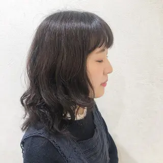 ロング カラー パーマ 🩵ANELA東口 齋藤琴音💚のマツエク・マツパデザイン