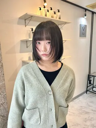 ショート Via  京都烏丸所属・ハイトーン/ブロンド /レイヤー/りなのヘアスタイル