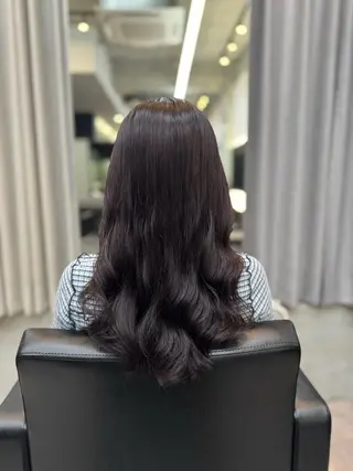 ロング カラー パーマ Cura hikari🐣のヘアスタイル