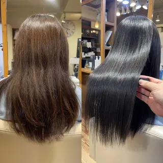 セミロング カラー 🈳が出た時のみ予約 解放🉐谷口克也のヘアスタイル