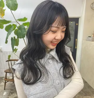 ロング カラー 原 瑞希のヘアスタイル