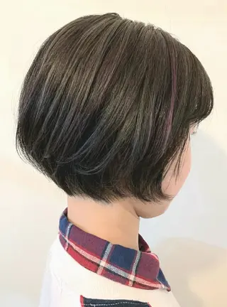 ショート カラー 【大宮】デザイナー Anne 諳 アンのヘアスタイル