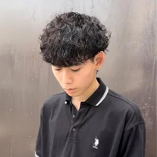 メンズ 🎖️似合わせメンズ パーマ🎖️カネキのヘアスタイル