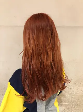 ロング カラー Homey Kyoto所属・吉村 絢乃のヘアスタイル