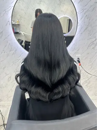 ロング カラー 韓国艶カラー 🇰🇷💎MIUのヘアスタイル