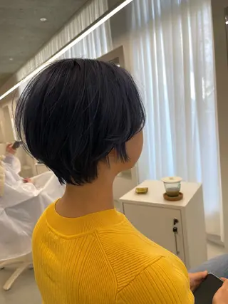 ショート カラー 柴田泰秀sotti. 髪質改善/ブリーチのヘアスタイル