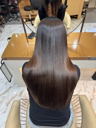 ロング ♡うる艶透明感カラー /にしじまくるみ♡のヘアスタイル