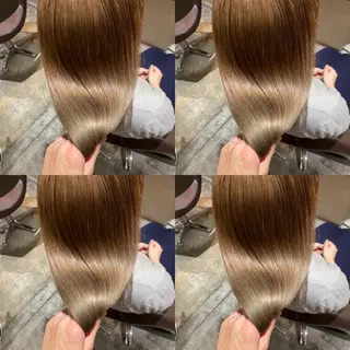 セミロング カラー ヘアアレンジ 💎韓国レイヤー× 髪質改善 ゆうま💎のヘアスタイル