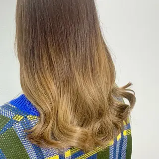 ロング カラー 中本 達也のヘアスタイル