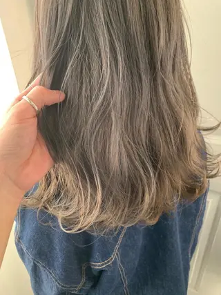 セミロング カラー パーマ ヘアアレンジ キッズ ネイル マツエク・マツパ 古賀 侑磨のヘアスタイル