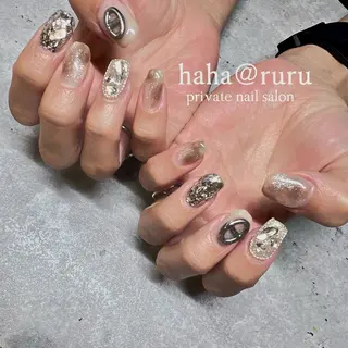 ネイル haha@ ruruのネイルデザイン