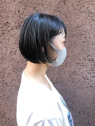 ショート カラー 山口 悟のヘアスタイル