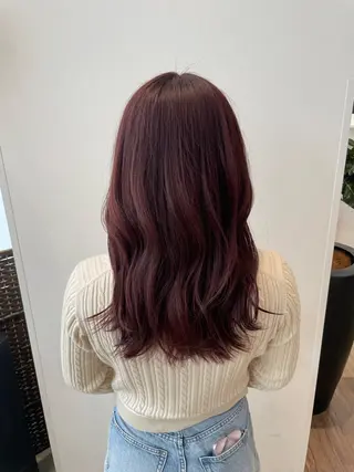ロング カラー k-twoたき✨艶感 カラー/美髪矯正のヘアスタイル