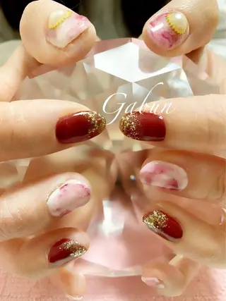 ショート カラー ネイル LOTUS ネイルサロンのネイルデザイン