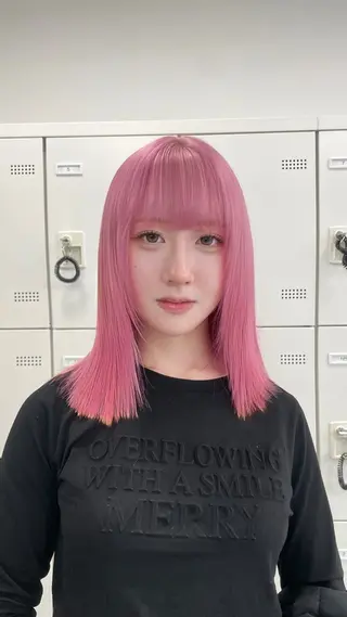 カラー mayu/ブリーチ/ layer/似合わせのヘアスタイル