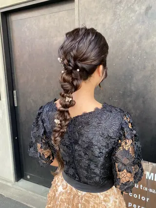 ロング ヘアアレンジ 【縮毛矯正特化】 kyokaのヘアスタイル