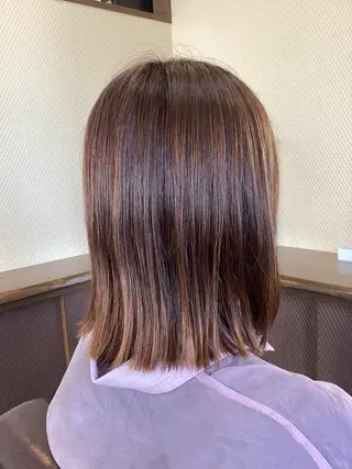 ミディアム loji hair所属・🌈ママ美容師🌈 齋藤美和のヘアスタイル
