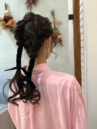 ヘアアレンジ 🩵ANELA東口 齋藤琴音💚のマツエク・マツパデザイン