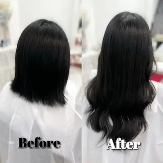 ロング カラー 韓国ヘア🤍髪質改善 🇰🇷AKANEのヘアスタイル