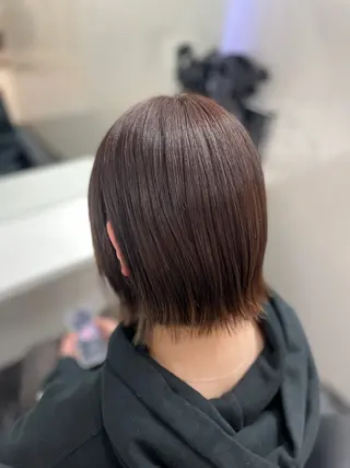 ミディアム カラー Blue所属・韓国ヘア🇰🇷 りさのヘアスタイル