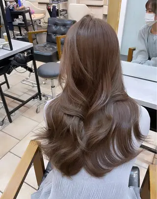 ロング 韓国ヘア🤍🇰🇷 ‪🫶🏻吉満のヘアスタイル