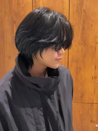 メンズ 透明感ブリーチ/ メンズパーマのヘアスタイル