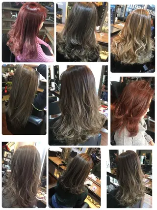 ショート ミディアム セミロング ロング カラー パーマ ヘアアレンジ 吉本 yoshimotoのヘアスタイル